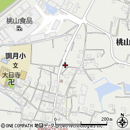 和歌山県紀の川市桃山町調月1041周辺の地図