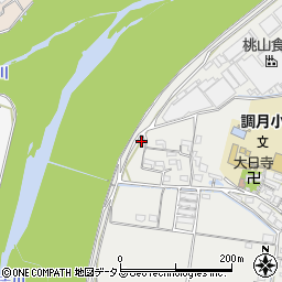 和歌山県紀の川市桃山町調月1131-1周辺の地図