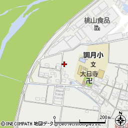 和歌山県紀の川市桃山町調月1116周辺の地図
