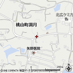 和歌山県紀の川市桃山町調月791-1周辺の地図