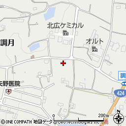 和歌山県紀の川市桃山町調月832周辺の地図