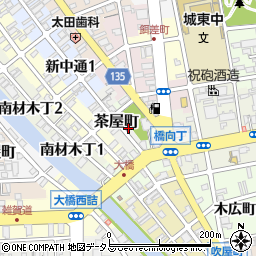 和歌山県和歌山市茶屋町35周辺の地図