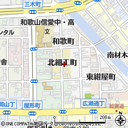 和歌山県和歌山市北細工町11-1周辺の地図