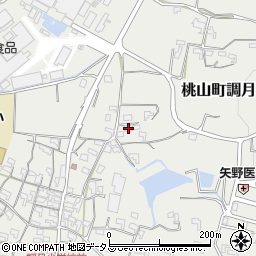 和歌山県紀の川市桃山町調月956-2周辺の地図