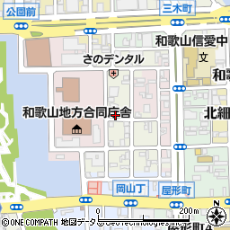 和歌山県和歌山市三番丁16周辺の地図