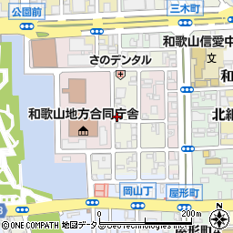 和歌山県和歌山市三番丁17周辺の地図