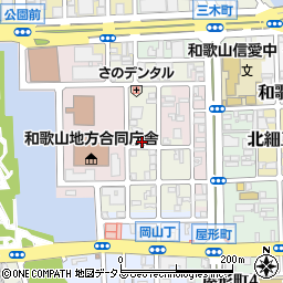 和歌山県和歌山市三番丁15周辺の地図