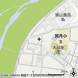 和歌山県紀の川市桃山町調月1136-1周辺の地図