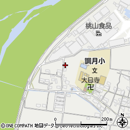 和歌山県紀の川市桃山町調月1118-1周辺の地図