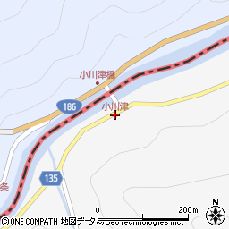 小川津周辺の地図