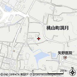 和歌山県紀の川市桃山町調月753-1周辺の地図