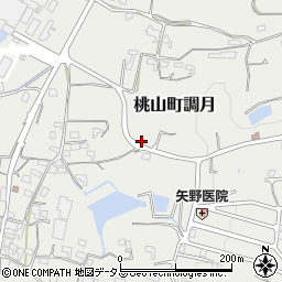 和歌山県紀の川市桃山町調月750-2周辺の地図