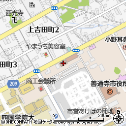 日本年金機構善通寺年金事務所周辺の地図