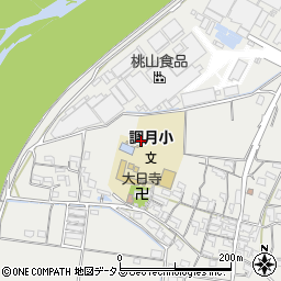 和歌山県紀の川市桃山町調月1108周辺の地図