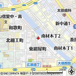 和歌山県和歌山市船場町75周辺の地図