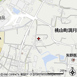和歌山県紀の川市桃山町調月956-5周辺の地図