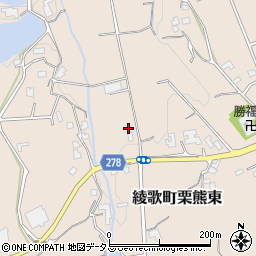 香川県丸亀市綾歌町栗熊東2095周辺の地図