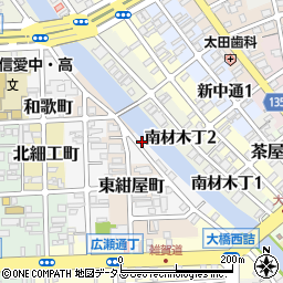 和歌山県和歌山市船場町1周辺の地図