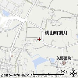 和歌山県紀の川市桃山町調月953-3周辺の地図