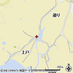 徳島県鳴門市瀬戸町小島田通り周辺の地図