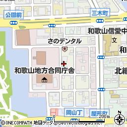 和歌山県和歌山市三番丁20周辺の地図