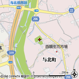 香川県善通寺市与北町2531-1周辺の地図