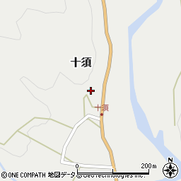 三重県北牟婁郡紀北町十須287周辺の地図