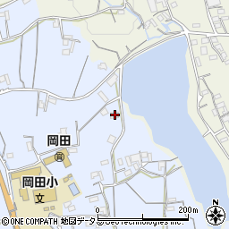 香川県丸亀市綾歌町岡田下64周辺の地図
