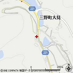香川県三豊市三野町大見甲-6321-1周辺の地図