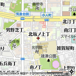 和歌山県和歌山市北坂ノ上丁34周辺の地図