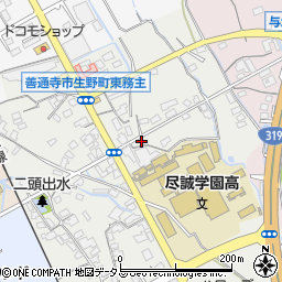 香川県善通寺市生野町954周辺の地図