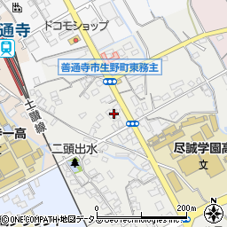 香川県善通寺市生野町1047周辺の地図