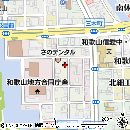 和歌山県和歌山市三番丁7周辺の地図