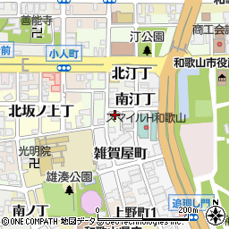 和歌山県和歌山市南汀丁23周辺の地図