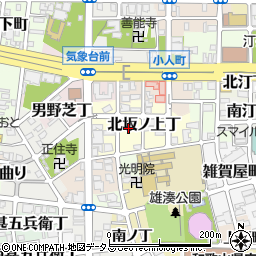 和歌山県和歌山市北坂ノ上丁周辺の地図