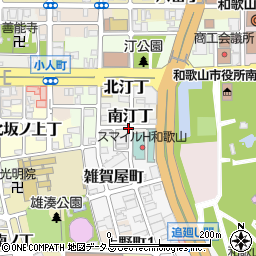 和歌山県和歌山市南汀丁周辺の地図