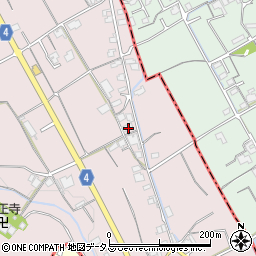 香川県善通寺市与北町228周辺の地図