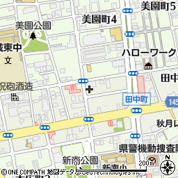 タイムズ紀州田中町駐車場周辺の地図