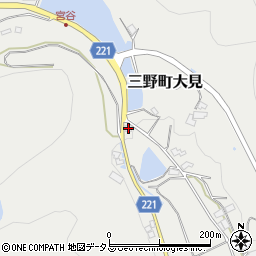 香川県三豊市三野町大見6326周辺の地図