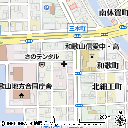 和歌山弁護士会　夜間無料法律相談センター周辺の地図