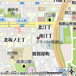 和歌山県和歌山市南汀丁3周辺の地図