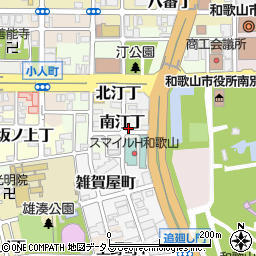 和歌山県和歌山市南汀丁11周辺の地図