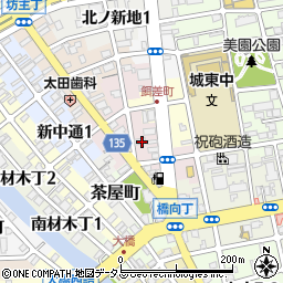 和歌山県和歌山市餌差町周辺の地図