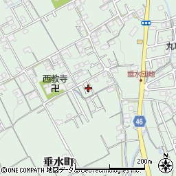 香川県丸亀市垂水町716周辺の地図