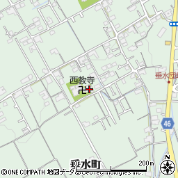 香川県丸亀市垂水町695周辺の地図
