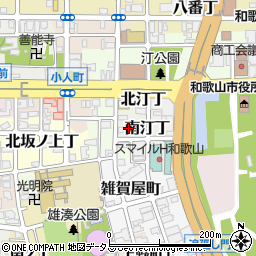 和歌山県和歌山市南汀丁2周辺の地図
