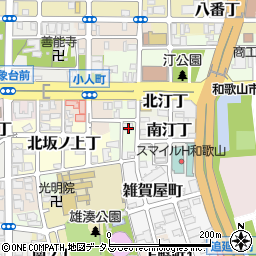 和歌山県和歌山市西汀丁62周辺の地図