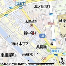 西田肥料店周辺の地図