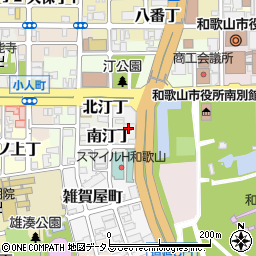 和歌山県和歌山市南汀丁15周辺の地図