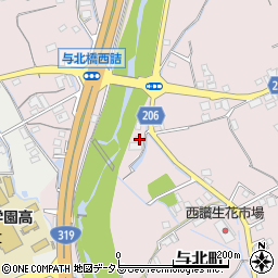 香川県善通寺市与北町2524周辺の地図